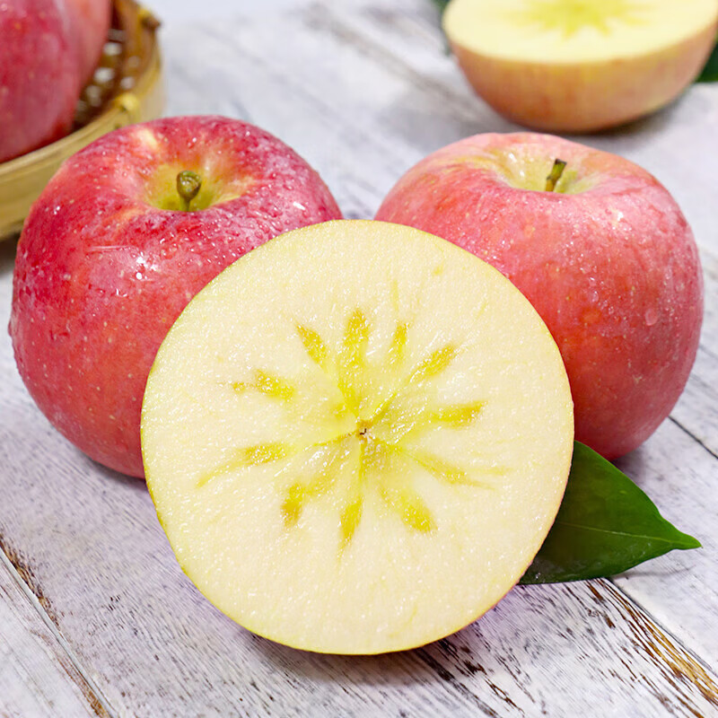 Jingdida Yunnan Rock Candy Heart-Chou Apple, net weight 8 pounds, single fruit starting from 170g, fresh fruits shipped directly from the source, free shipping