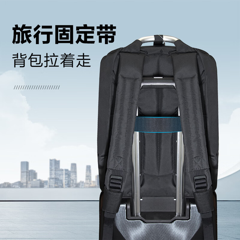 LEXON French brand backpack 14-inch business computer bag men's waterproof backpack commuter notebook school bag gift