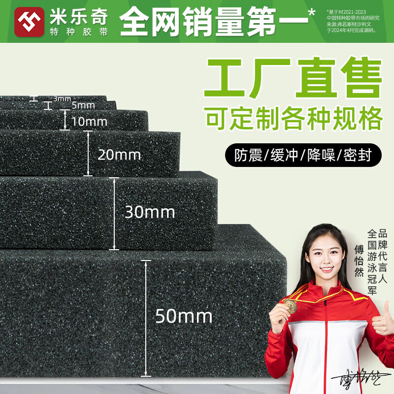 Miloqi gift box is lined with sponge material, high resilience, soft anti-collision and shock-absorbing filling cushion, jewelry, furniture soft bag gasket, sealed soundproof and windproof foam pad, 20 cm long * 20 cm wide * 2.0 cm thick, 10 pieces