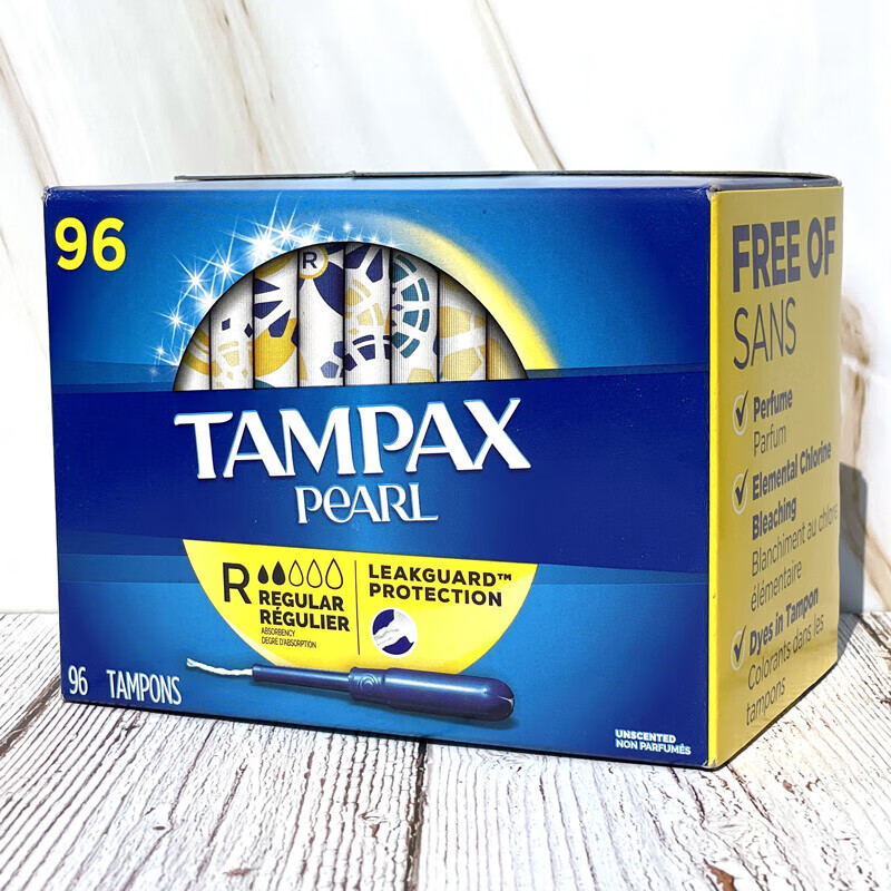 TAMPAX spot American tampons with long duct type built-in cotton swabs, 96 ordinary extra large flow rates, 48 large flow rates + 48 ordinary flow rates, disassembly and mixing, others