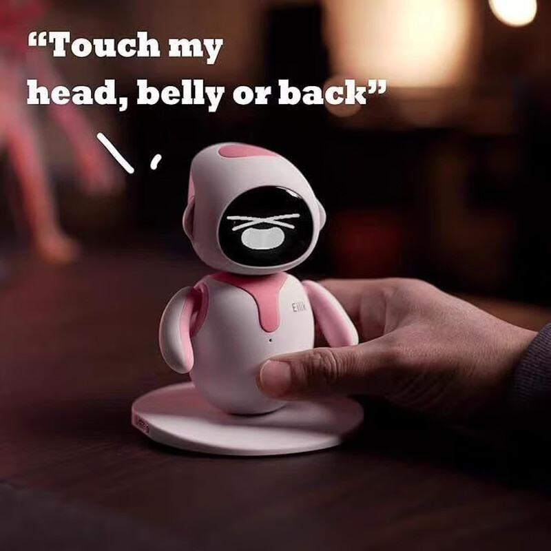 Eilik intelligent robot toy ai electronic toy small desktop pet companion voice machine pink