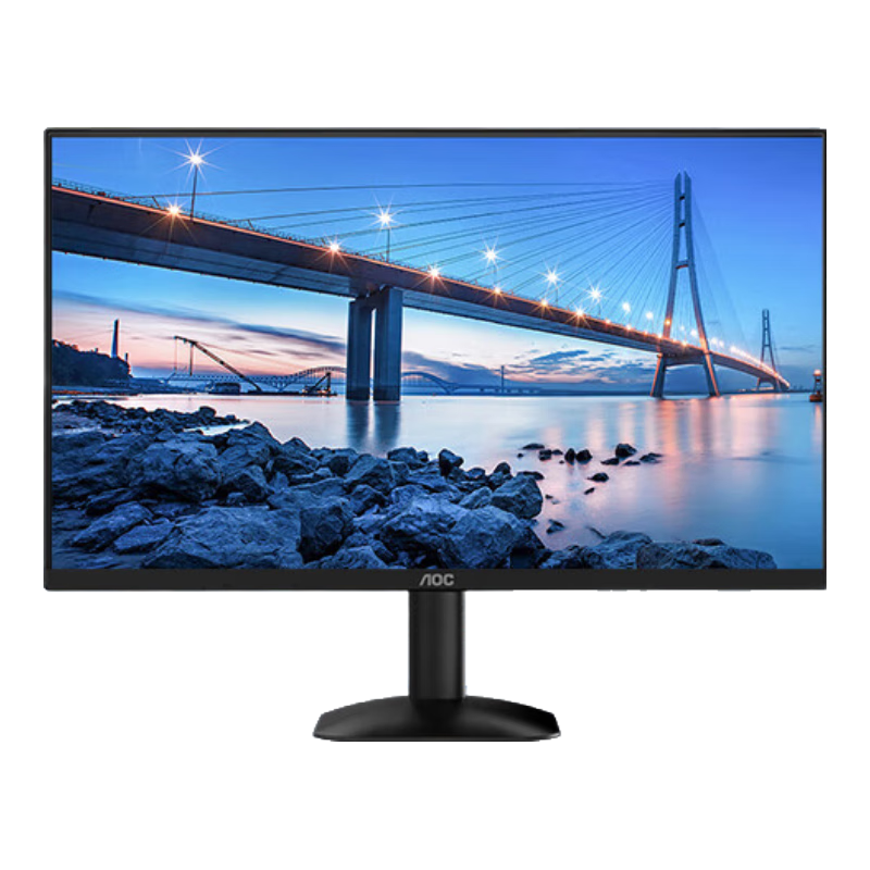 80% new AOC 27-inch 100Hz IPS HDRMode HDMI, low blue light, no flicker, wall-mountable, three-sided micro-edge, ultra-thin energy-saving office computer monitor 27B35H