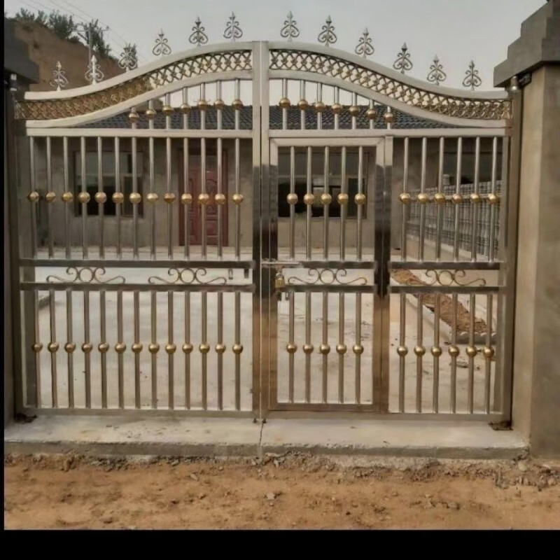 Qinkai 304 stainless steel double-door villa patio door 304 stainless steel double-door villa patio door