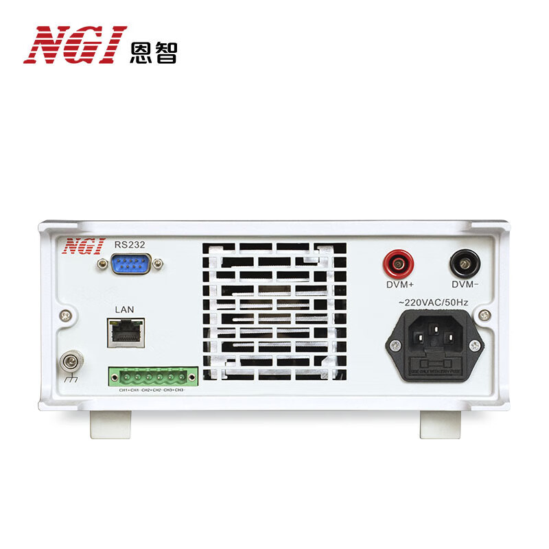 NGI N3412 three-channel adjustable and programmable DC regulated power supply 32V/5A*2 and 6V/3A*1, 1-year warranty