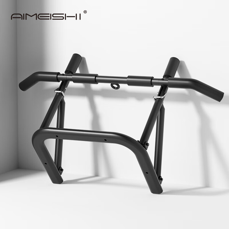 AiMeiShi wall horizontal bar indoor pull-up punched fixed wall sandbag shelf home fitness equipment foldable