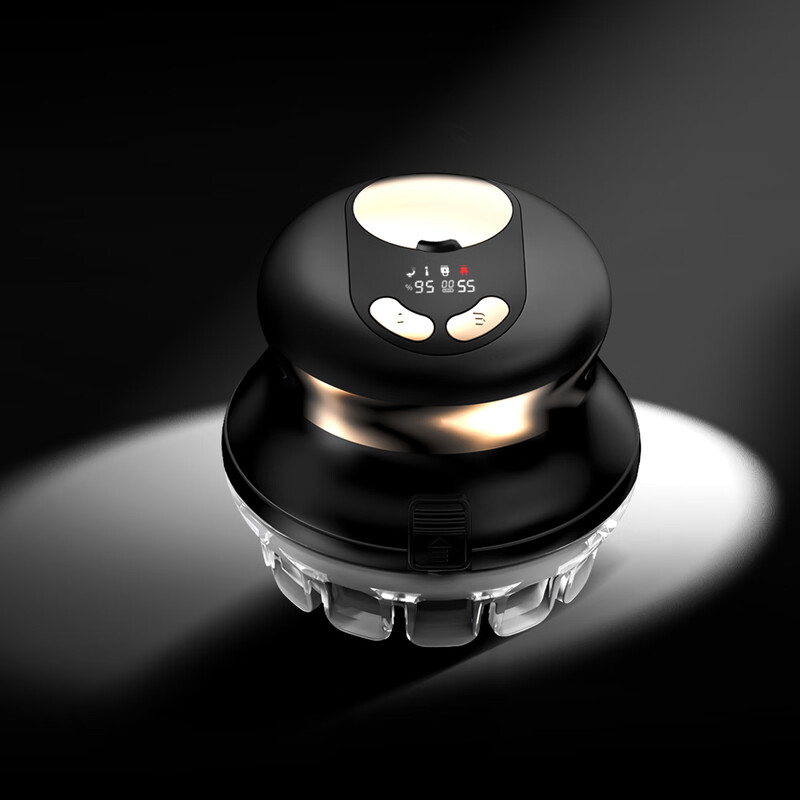 Yi'er Self-service Hair Clipper New Product Upgraded Barber Artifact Self-Hair Hair Clipper for Household Men's Shaved Head, Round Head, Full Body Washable Lazy Flying Saucer Hair Clipper YLF-109