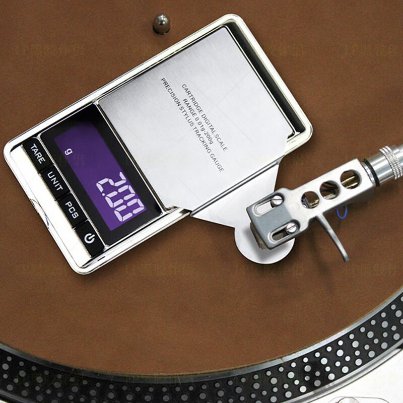 LP vinyl companion record player cartridge and stylus needle pressure meter is more accurate and high-precision digital needle pressure scale