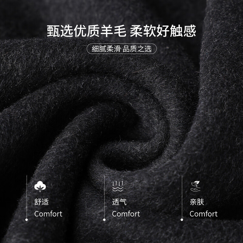 Handu Yishe Lapel Short Double-breasted Heavy Wool Coat 2025 Spring and Autumn Classic Double-sided Wool Coat for Women