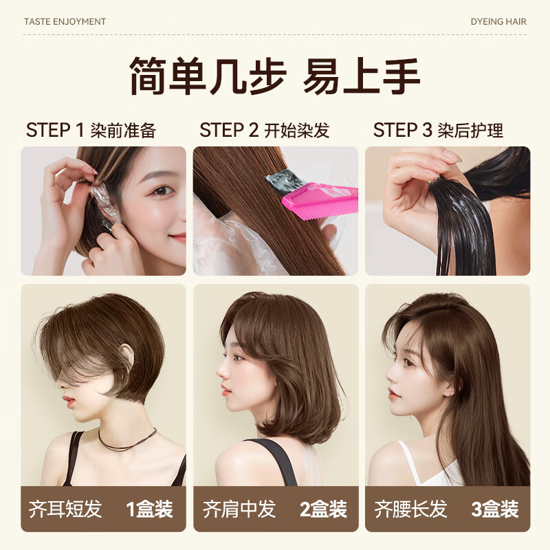 Yisiyun Raspberry Red Hair Dye Plant Pure Trendy Color Hair Dye Cream Dye your hair at home for men and women Neptune Red