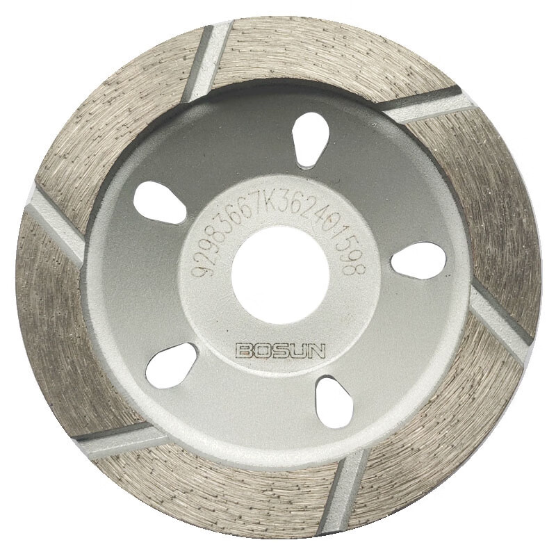 Bosun 80 round grinding disc grinding wheel grinding disc concrete stone angle grinder grinding disc diamond marble disc cutting disc Bosun_diameter 80mm silver gray 20 pieces