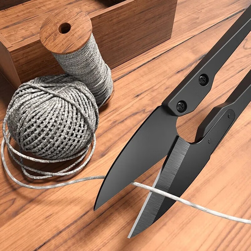 High carbon steel imported from Germany, black yarn scissors, cross-stitch thread shears, household spring small scissors, fish thread scissors, German S-YT carbon steel, 12-piece set in promotion, great value pack