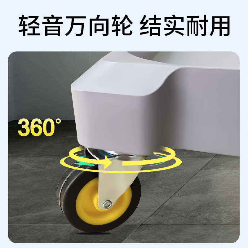 Baiyun Chaobao D-11-1 multifunctional cleaning trolley hotel guest room linen cart shopping mall high-speed rail airport property cleaning tool service cart can be moved special hotel special E package extra thick without cover please contact customer service for other colors