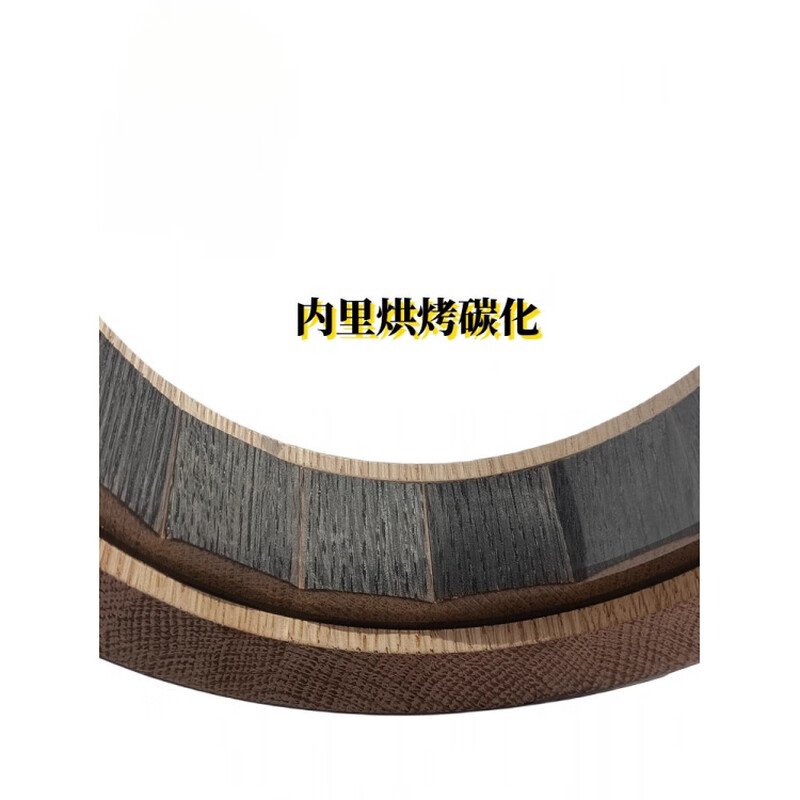 OEMG German 800ml Whiskey Brandy Barrel Vision Glass Oak Barrel Cocktail Sherry Barrel 500ml_General Packaging