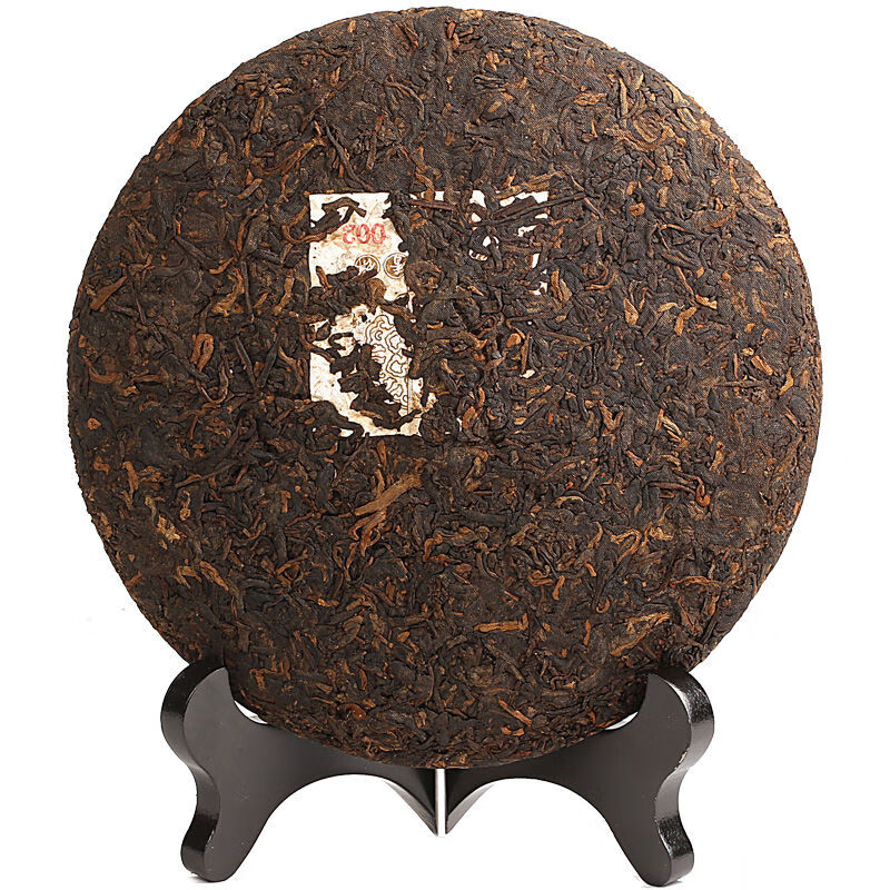 Colorful Yunnan Collection Chenxiang Cake Black Character Cangchen 3 Years Gold Award Pu'er Tea Ripe Tea Cake Gift Box 357g