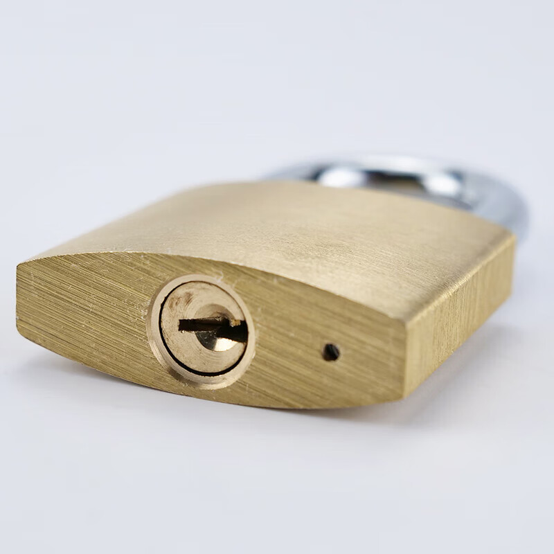 Bingyu copper lock brass padlock cabinet lock box lock small lock electric meter box lock small copper lock door lock 32mm short beam single open BH-637