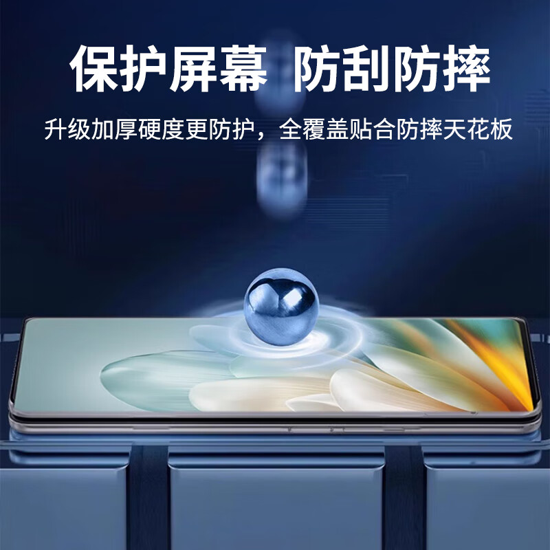 ESCASE 2-pack, suitable for Honor MagicVs3 mobile phone film, tempered film, foldable screen front film, outer screen full coverage, ultra-thin anti-fall glass film, anti-fingerprint HD protective film