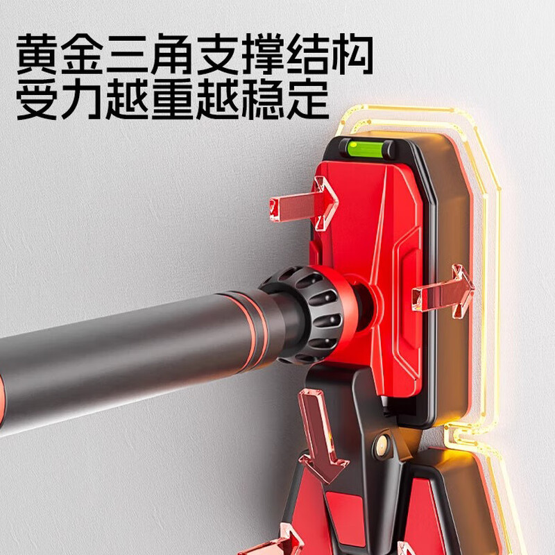 PINJIAN door-mounted horizontal bar for home indoor children's punch-free wall pull-up device hanging ring single pole fitness equipment tripod plate anti-slip model 96-145CM