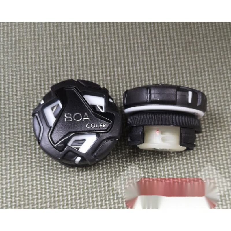 Boa knob accessories, steel wire for quick wear and comfort, lock, suitable for ski boots, mountaineering shoes, car boot replacement and repair, night black