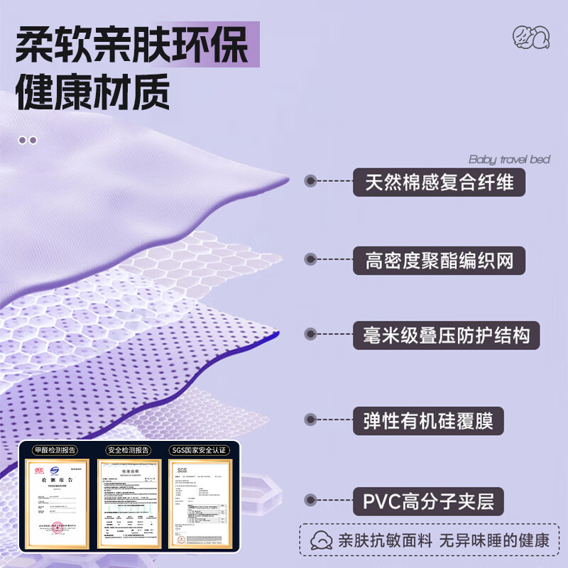 Enboxheng car baby bed children's high-speed rail sleeping artifact car with baby rear baby safe travel inflatable mattress