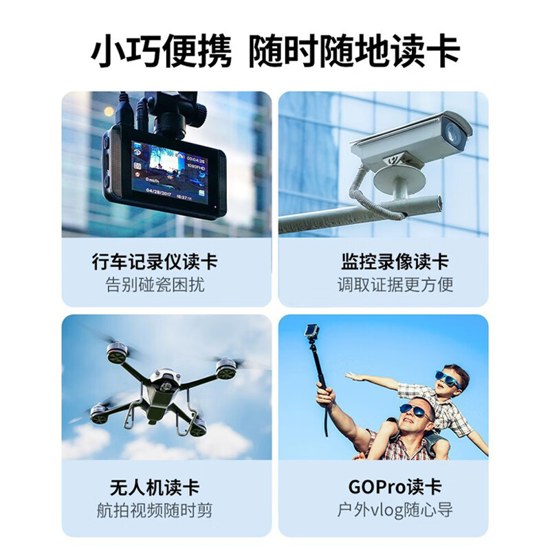 Liantuo Apple interface high-speed MS card reader OTG mobile phone card reader suitable for Sony memory card sony memory stick long stick digital camera camcorder PSX game console PSP