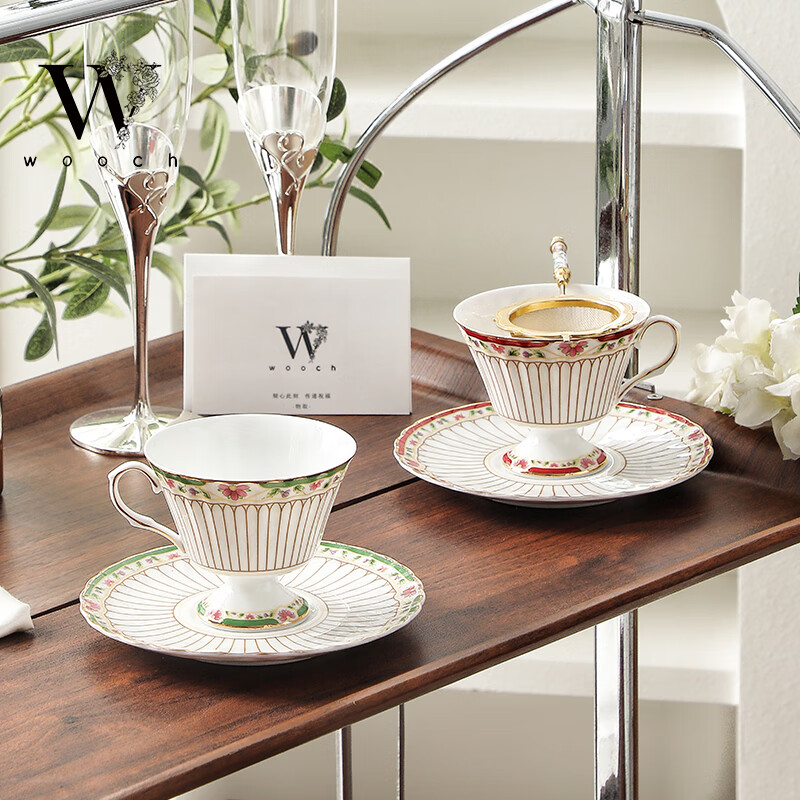 WOOCH Garden tall coffee cup gift box with beautiful appearance and exquisite afternoon tea as a housewarming gift for your best friend