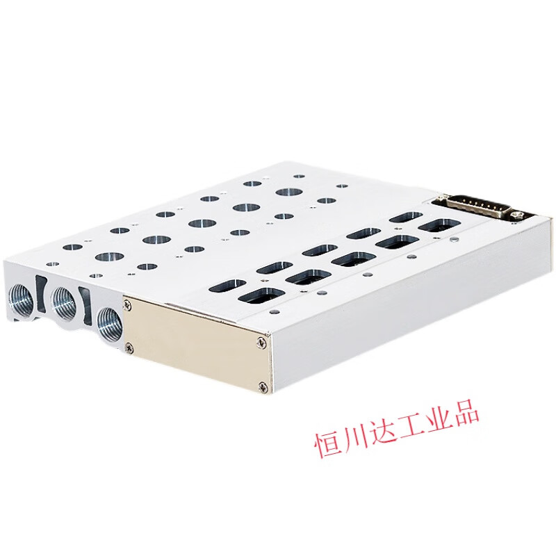 Pneumatic solenoid valve bus valve island valve plate bottom 4V210-08 integrated seat manifold valve group 200M hub 24V hub type F3-YDK-4V210-13F without plug-in line