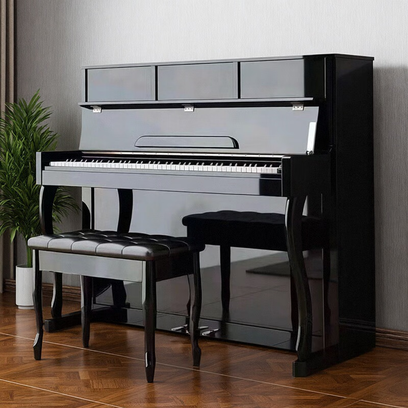 Yamaha Electric Piano Heavy Hammer 88 Keys Professional Grade Exam Beginner Home Professional Playing Children Smart Upright Electronic Piano Real Steel Grade - Heavy Hammer Keyboard - Sliding Cover Wood Grain Black