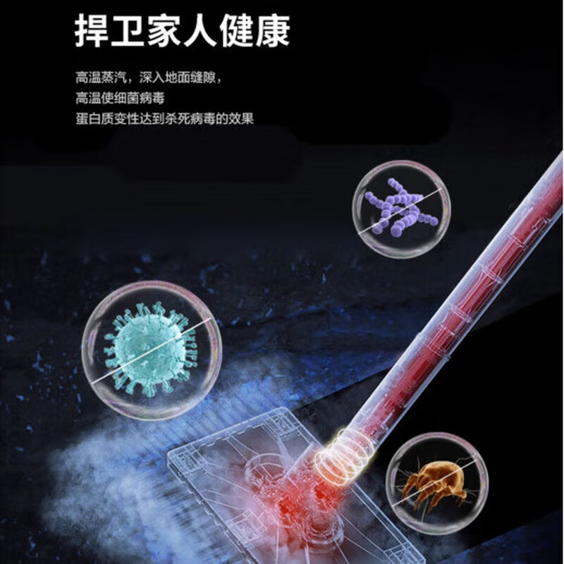 Xiaomi Guoba's new household multifunctional mite-removing steam cleaner, electric steam mop, floor washer, 0-wrap, suction and mopping, automatic cleaning, mopping and sweeping robot, whole house cleaning, flagship version, Yahui, limited time special offer