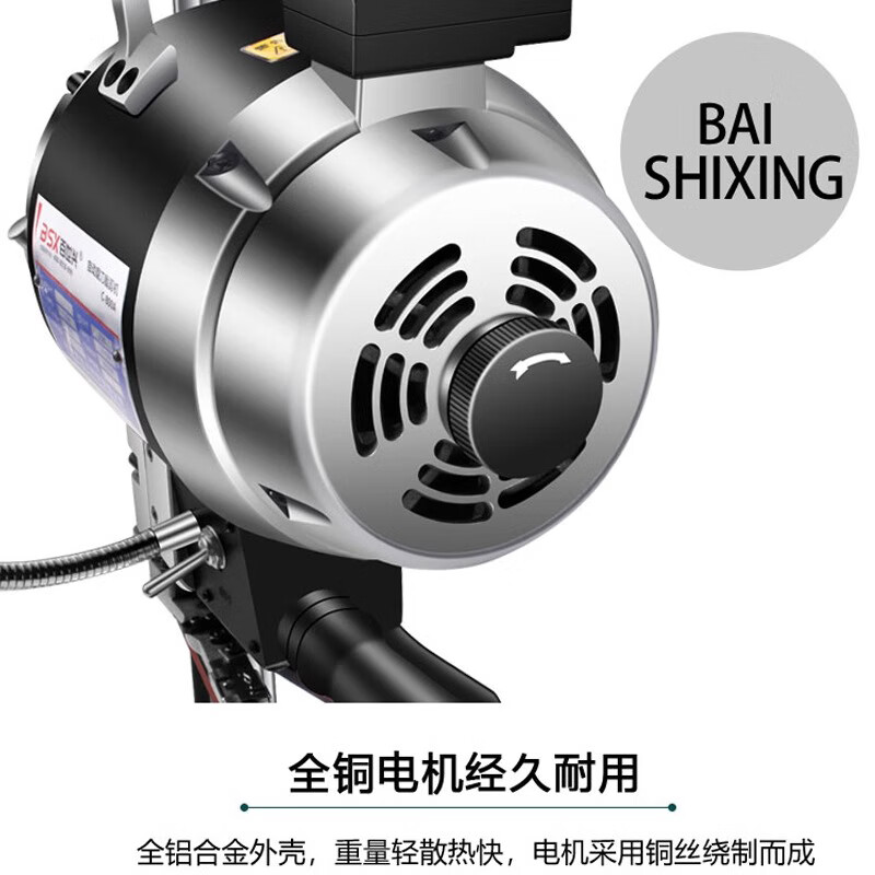 Lan Cai He Bai Shi Xing vertical straight knife electric cloth cutting machine, cloth cutting machine, clothing leather paper, electric scissors, 12-inch servo motor