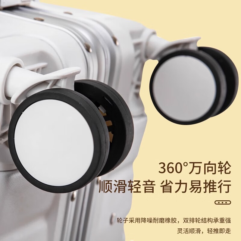 Kuangluo multi-functional suitcase 18-inch tall girl, small and lightweight boarding case, sturdy and durable, can seat one person, password suitcase, rainbow gradient, charging port + cup holder, 20-inch zipper type - can be carried on the plane