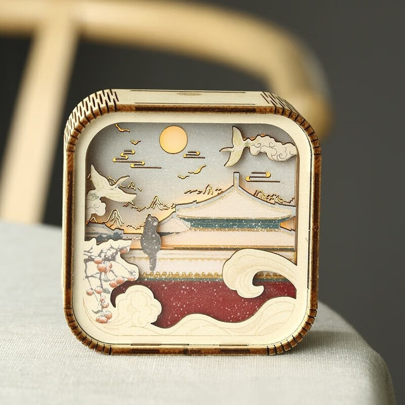 New cultural and creative Forbidden City night light, desktop ornaments, atmosphere decoration, bedside lamp, cultural and creative gifts, birthday gifts for girlfriend