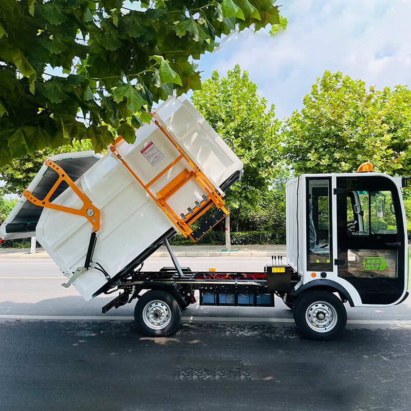 New energy garbage collection and transport truck, electric hanging bucket garbage truck, transfer, self-loading and dumping, compression cleaning truck, property, township, factory, sanitation garbage removal truck, hanging bucket garbage truck deposit