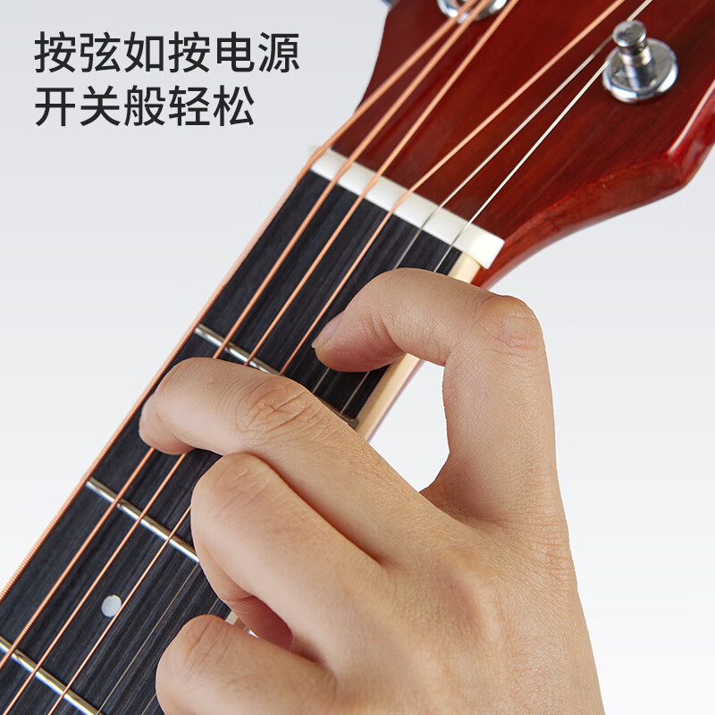 Lovebird Guitar Folk Guitar 40 Inch Beginner Beginner's Entry Guitar Sunset Color