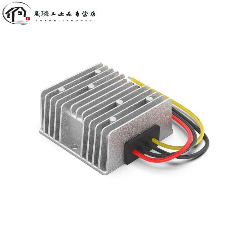 Vehicle-mounted DC regulated power supply converter 60V48V36V24V to 12V10A20A transformer and step-down module 8-35 to 12V10A large cast aluminum