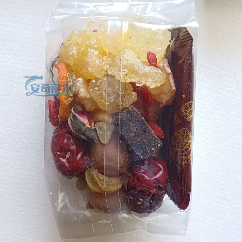 Food Huai Ningxia Babao Tea Rose Sauce Gaiwan Tea Sanbaotai Yinchuan Specialty Authentic Handmade Babao Tea Wolfberry Health Tea Authentic Traditional Old Flavor Babao Tea 750g 75g*10 bags with rose sauce