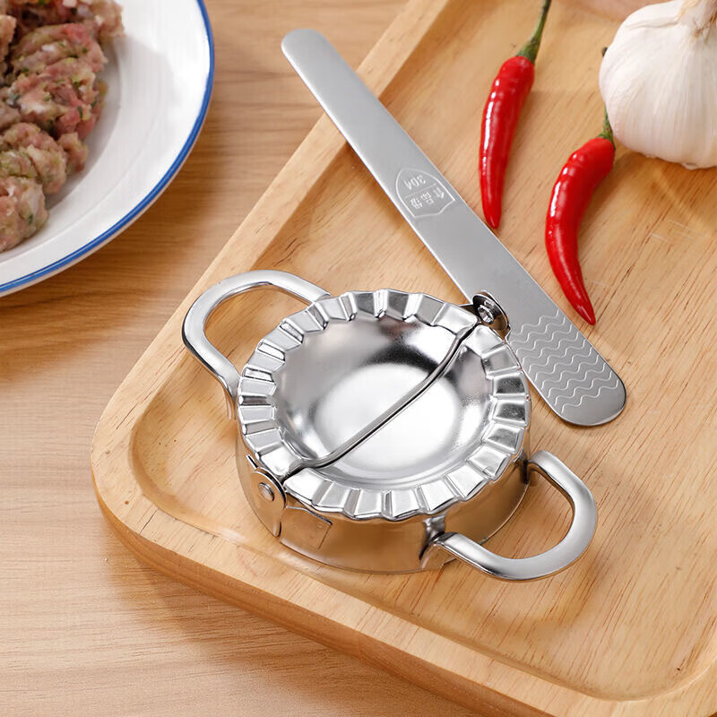 Rice-making dumpling artifact household thickened 304 stainless steel lazy fancy dumpling maker mold hand-made dumplings small dumpling maker (suitable for regular dumplings)