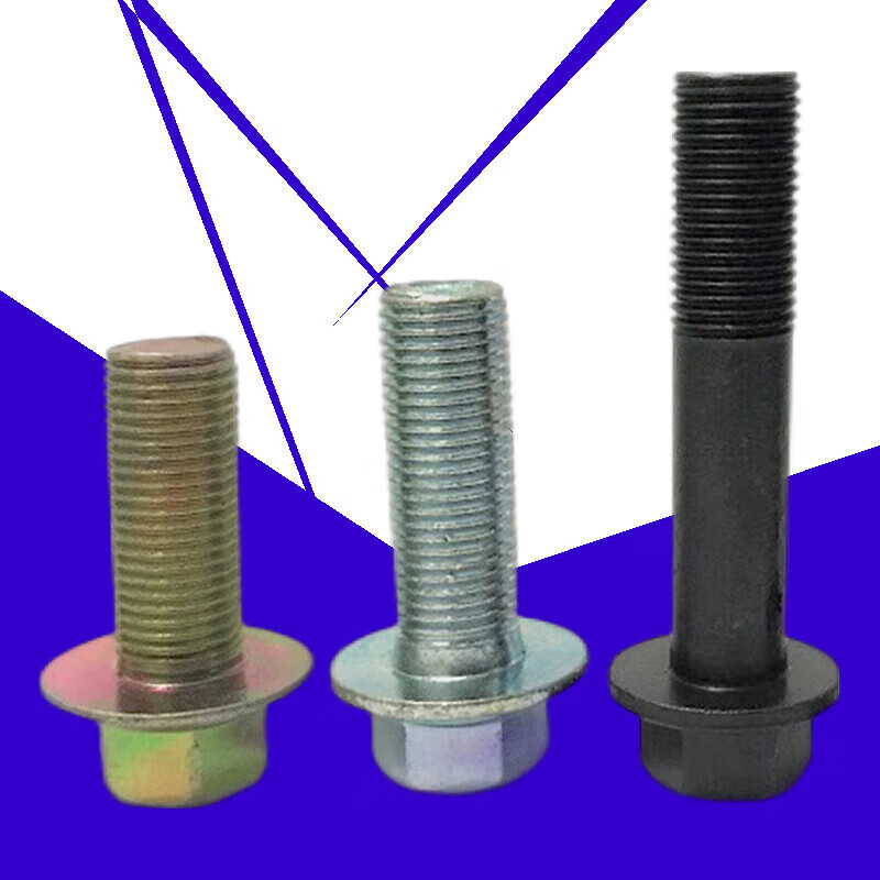 XMSJM10M12125 galvanized grade 88 high strength fine thread flange external hexagonal screws grade 109 flange bolts M10*1 point 25*165 pieces 8 points grade 8