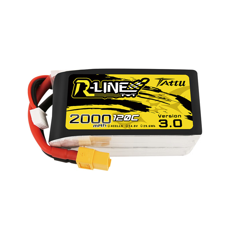 Grignard TATTU R-LINE 3.0 2000mAh 120C 4S 14.8V XT60 plug fpv 5-inch BRIC travel machine ducted battery