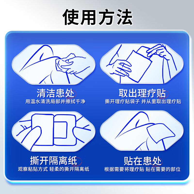 Baiyunshan joint type far infrared treatment patch for knee joint synovitis, cartilage wear, meniscus injury, joint pain, 3 boxes