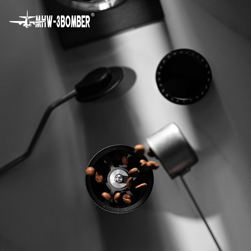 MHW-3BOMBER bomber Valentine's Day gift Sharp R3 hand grinder manual coffee bean grinder portable coffee machine grinds evenly Sharp R3 grinder black