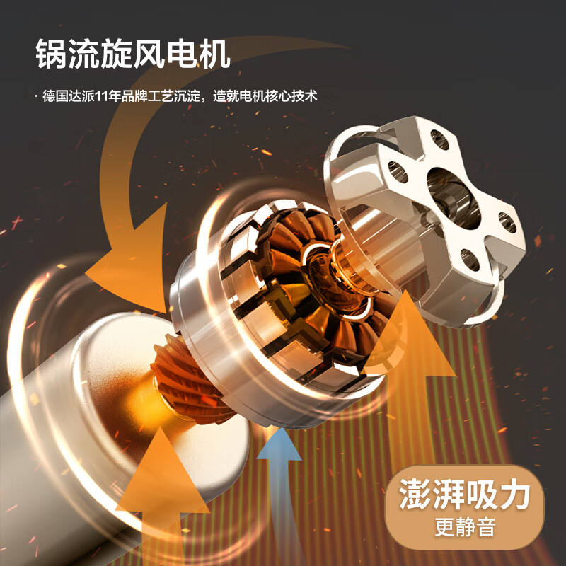 Dapai German vacuum sealing machine bacon small vacuum packaging machine food fully automatic vacuum machine wet and dry commercial vacuum fresh-keeping packaging machine DS1500 black (free vacuum bag with order)