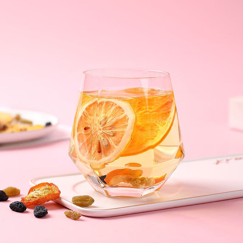 Kejuhua's Yoga Flower and Fruit Tea Lip Teacher's Combination Fruit Tea Bags Nutritional Internet Celebrity Passion Fruit Lemon Slices Soaked in Water Grapefruit Lemon Tea 2 catties (20-22 bags)