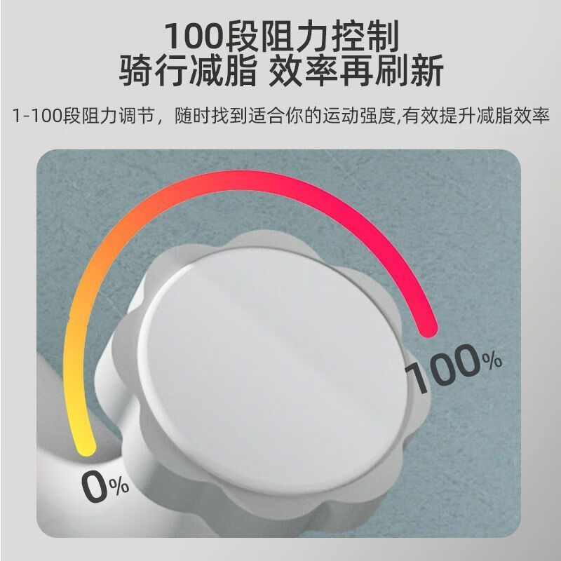 Household spinning exercise bike pedal indoor sports bike exercise body weight loss fitness equipment luxury model-Bluetooth music-stepless resistance/white