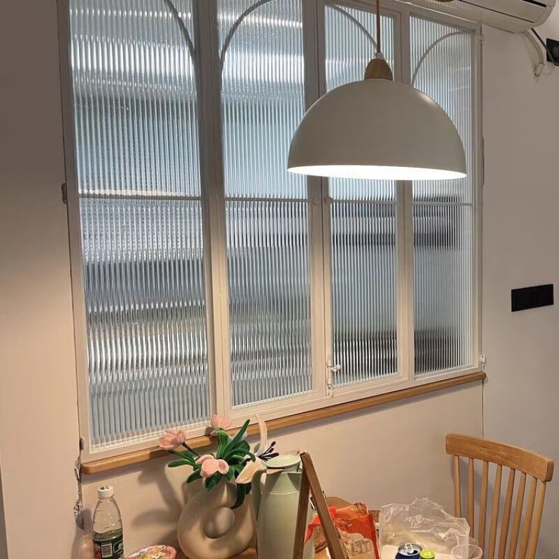 Yaotian French old steel window indoor iron window wall decoration false window screen partition Changhong glass entrance wall decorative mirror white 1 square + glass