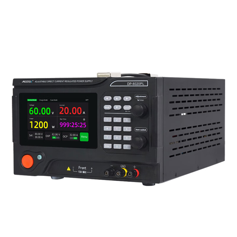MESTEK High Power Adjustable DC Stabilized Power Supply Stabilized Charging Programmable CNC Maintenance DC Power Supply DP6050PL 60V50A 3000W