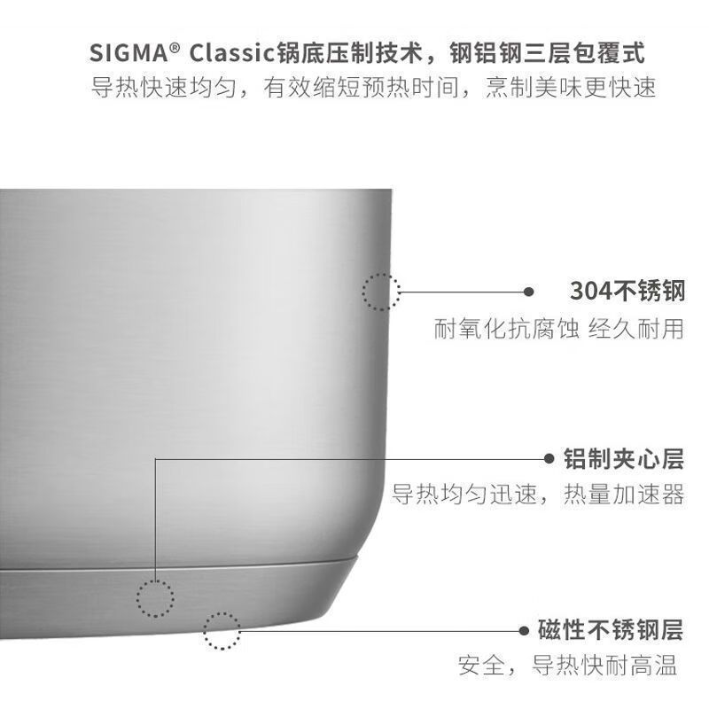 Zwilling steamer stainless steel soup pot steamer home kitchen 24cm steamer combination 2-piece stew pot with lid soup pot one layer 24cm