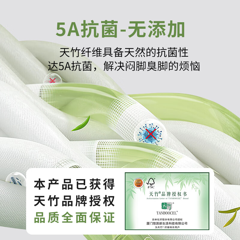 Freego Tianzhu Fiber Disposable Socks for Men and Women Travel Outdoor Breathable Casual Antibacterial White Socks 2 Pack of 10 Pairs