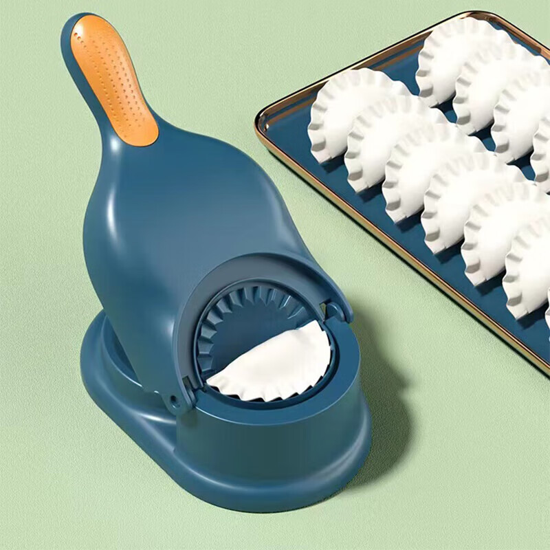 Rice-making dumpling artifact for pressing dumpling skins, new household small dumpling mold, dumpling rolling dough tool, skin press, off-white, dual-purpose packaging and pressing, one-piece molding