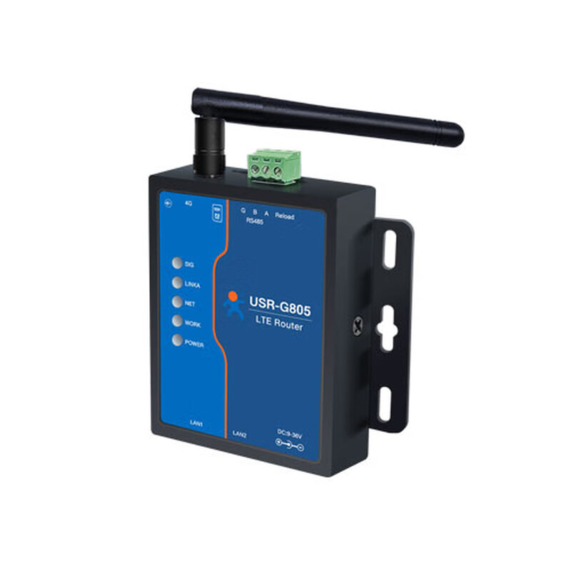 Some Internet of Things cost-effective 4G industrial router is small in size, dual network ports, no serial port, no plug-in card, full Netcom USR-G805C