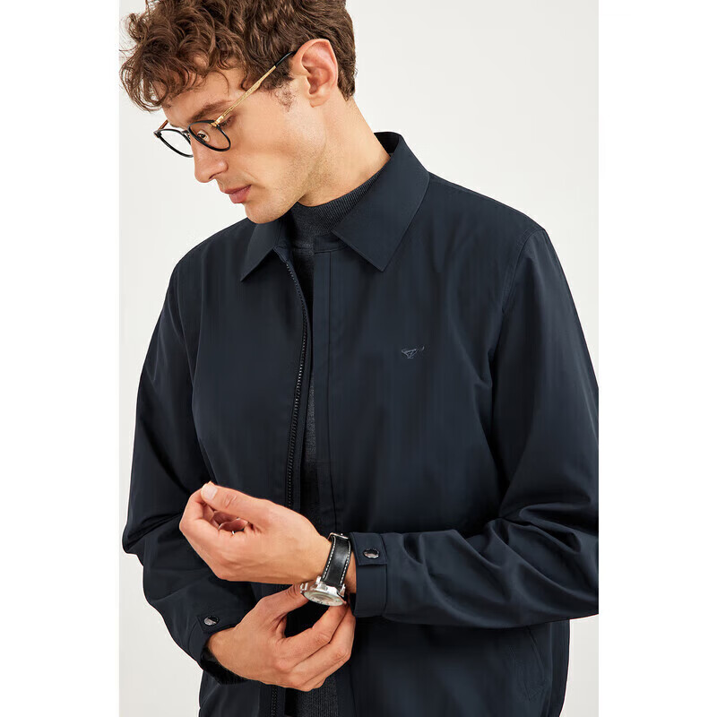 Septwolves jacket men's fall three-proof, wide, smooth, water-repellent, windproof, easy-care business casual jacket top